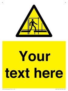 Custom Scaffold Incomplete Sign